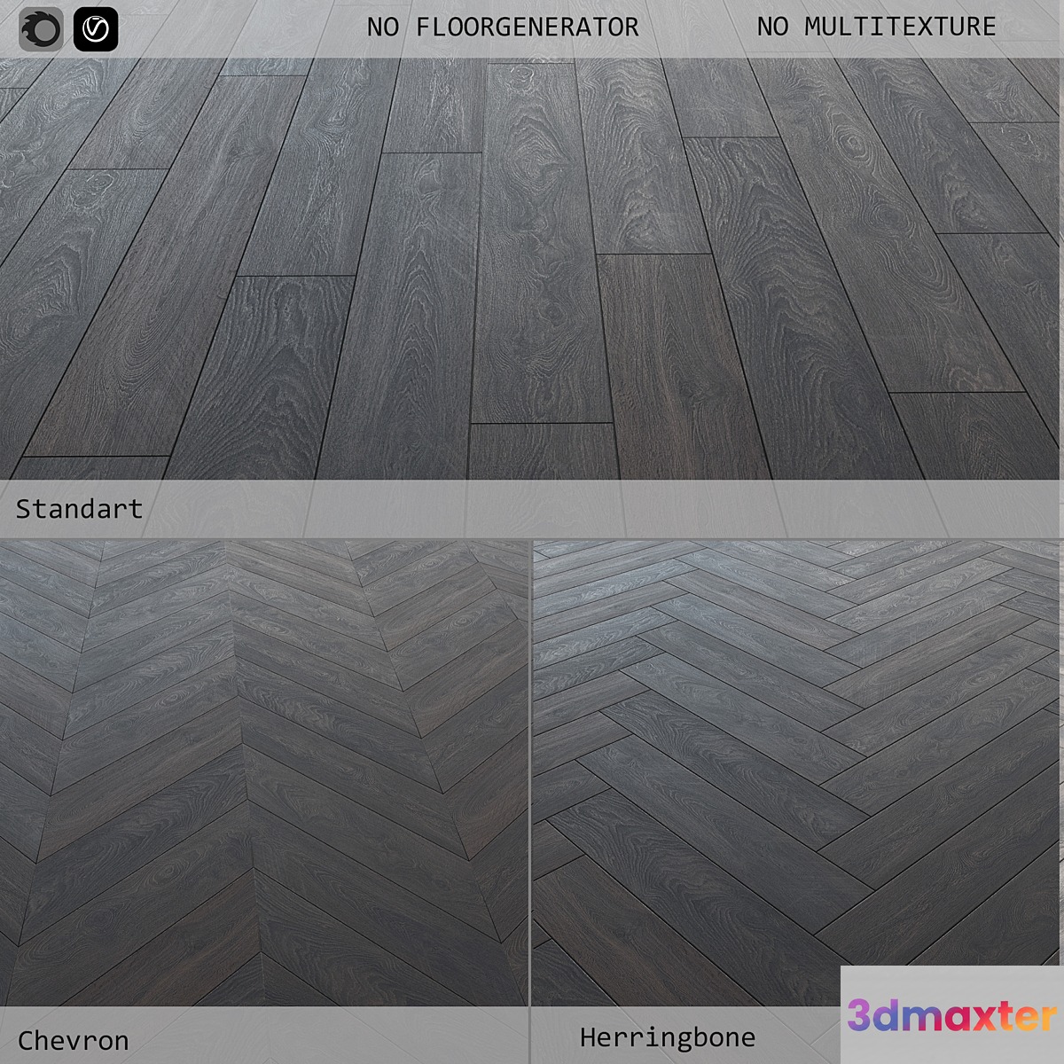 Floor laminate 56 8632 Colonial Oak 3D Max