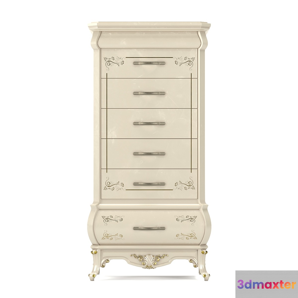 Wardrobe with pattern 3D Max