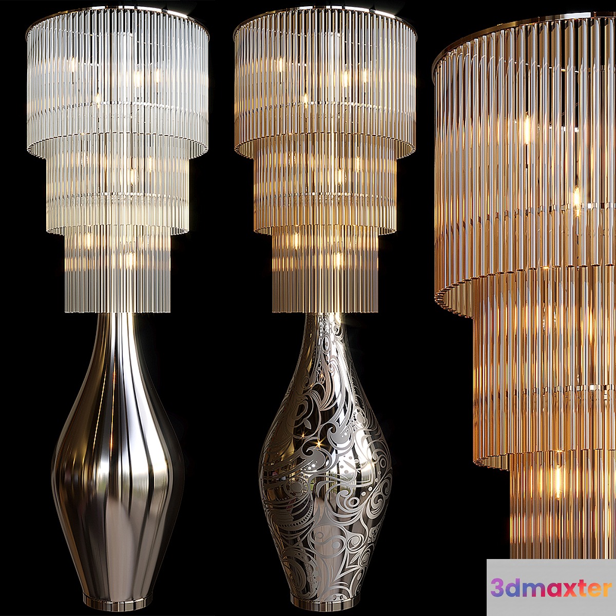 Preciosa floor lamp 3D Max