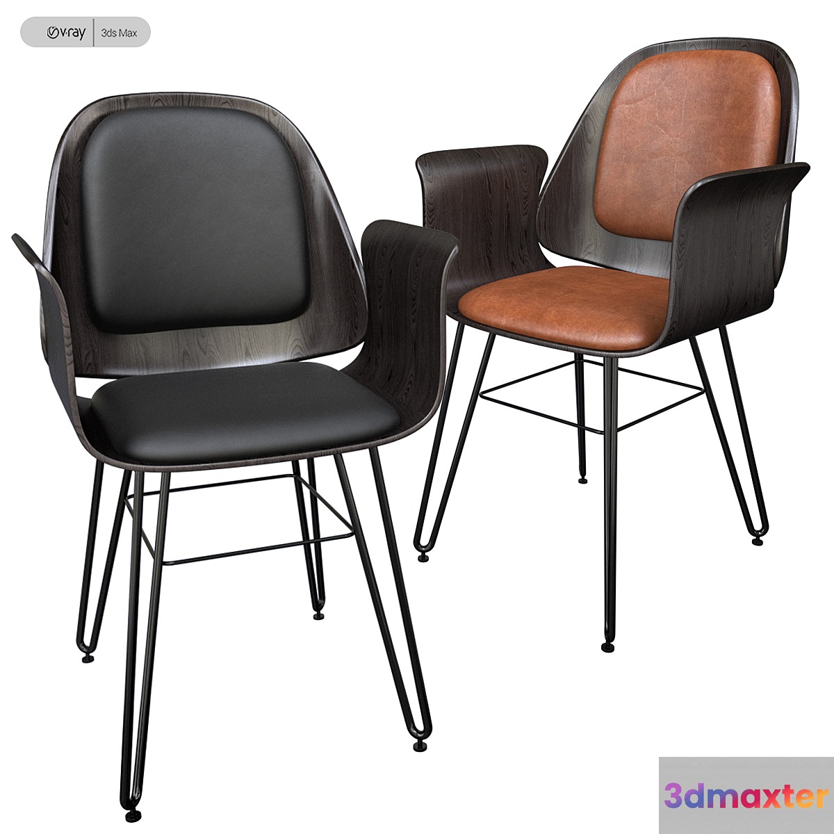 Corvus Marsala Chair 3D Max