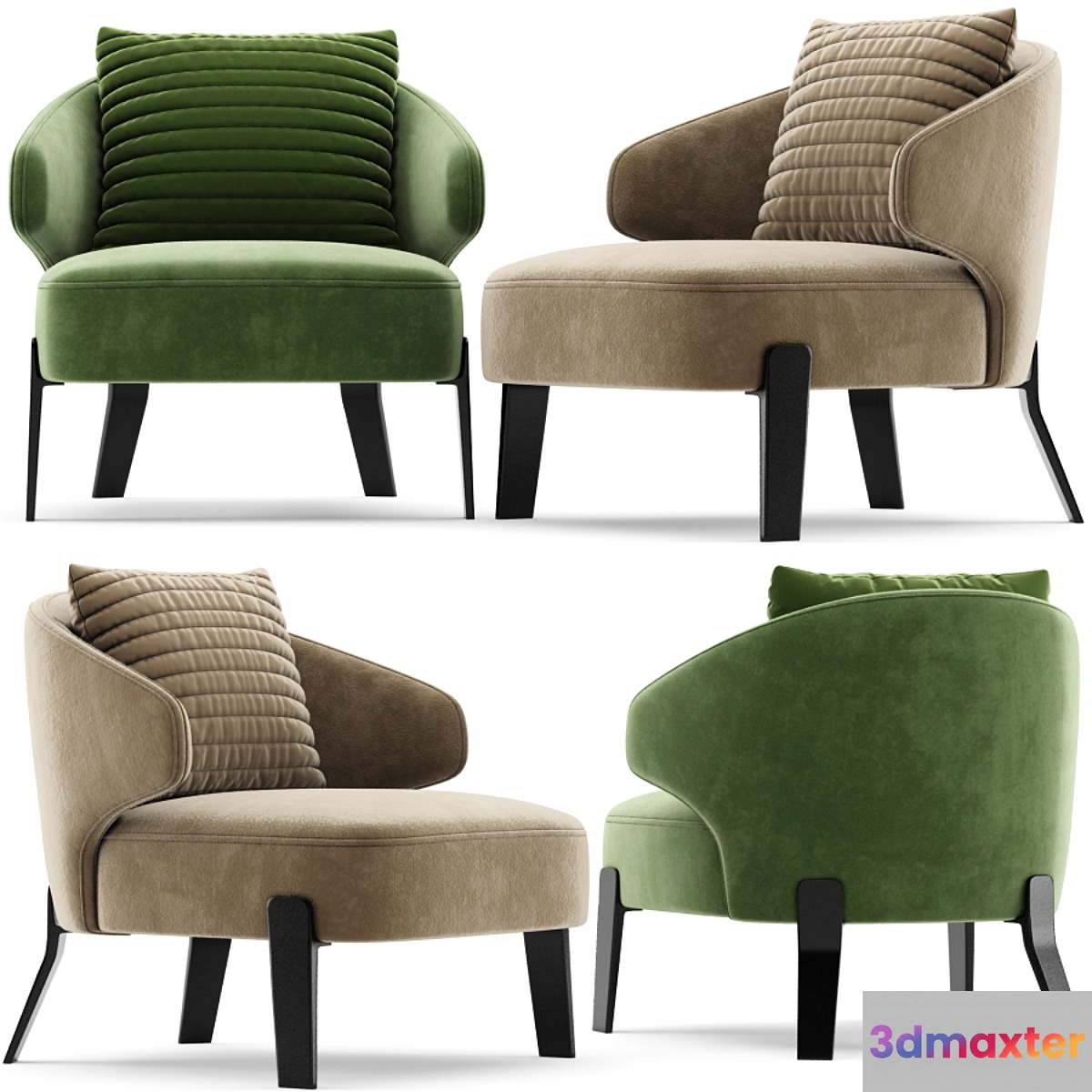 Embrace armchair 3D Max