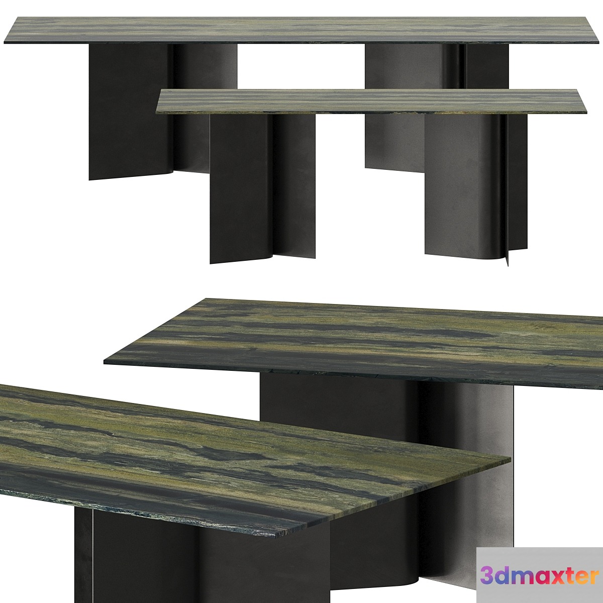 Ross Gardam Breeze Dining Tables 3D Max