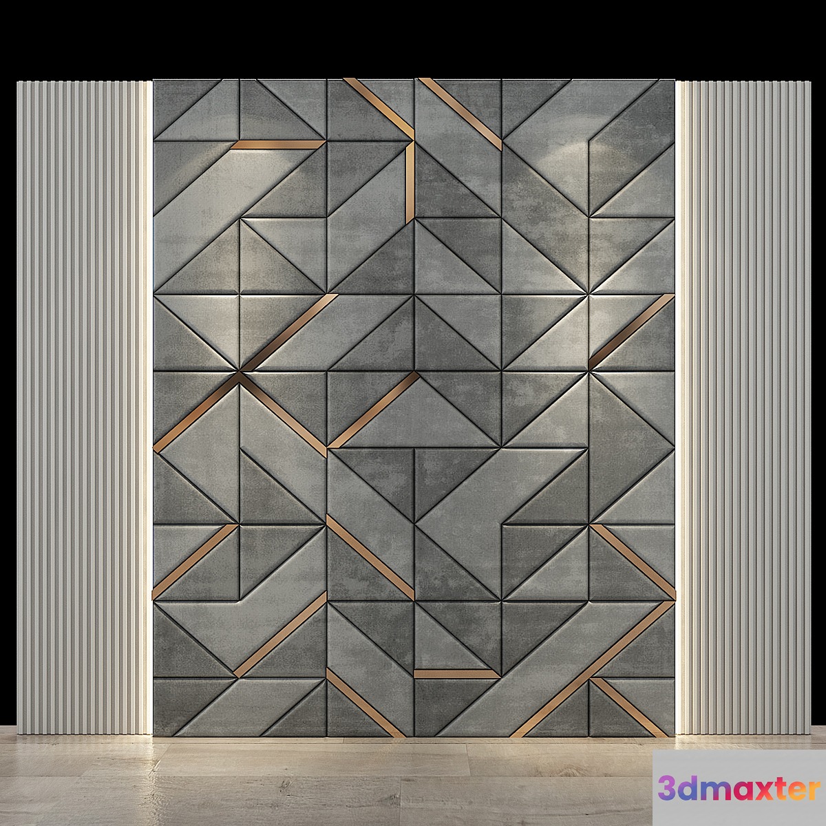 Wall Panel No.130 3D Max