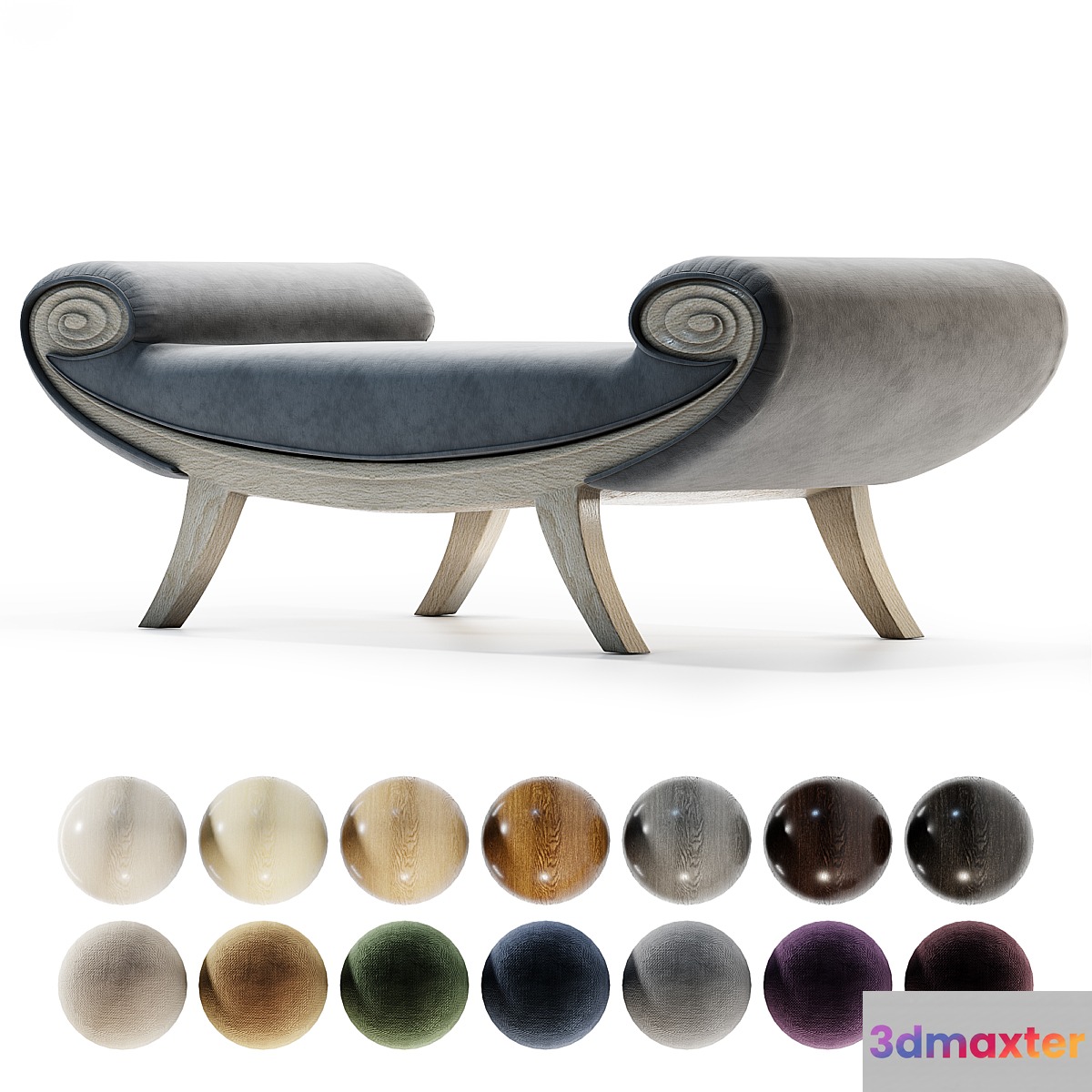 Bench Medea 3D Max