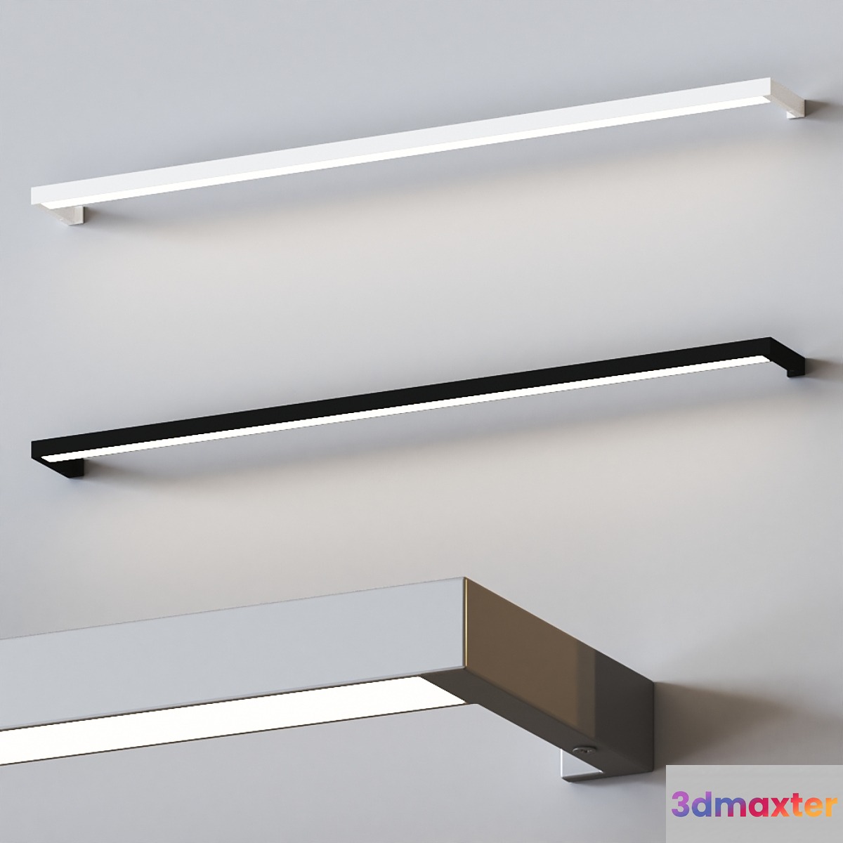 Thin-Line LED Wall Light by Robert Sonneman 3D Max