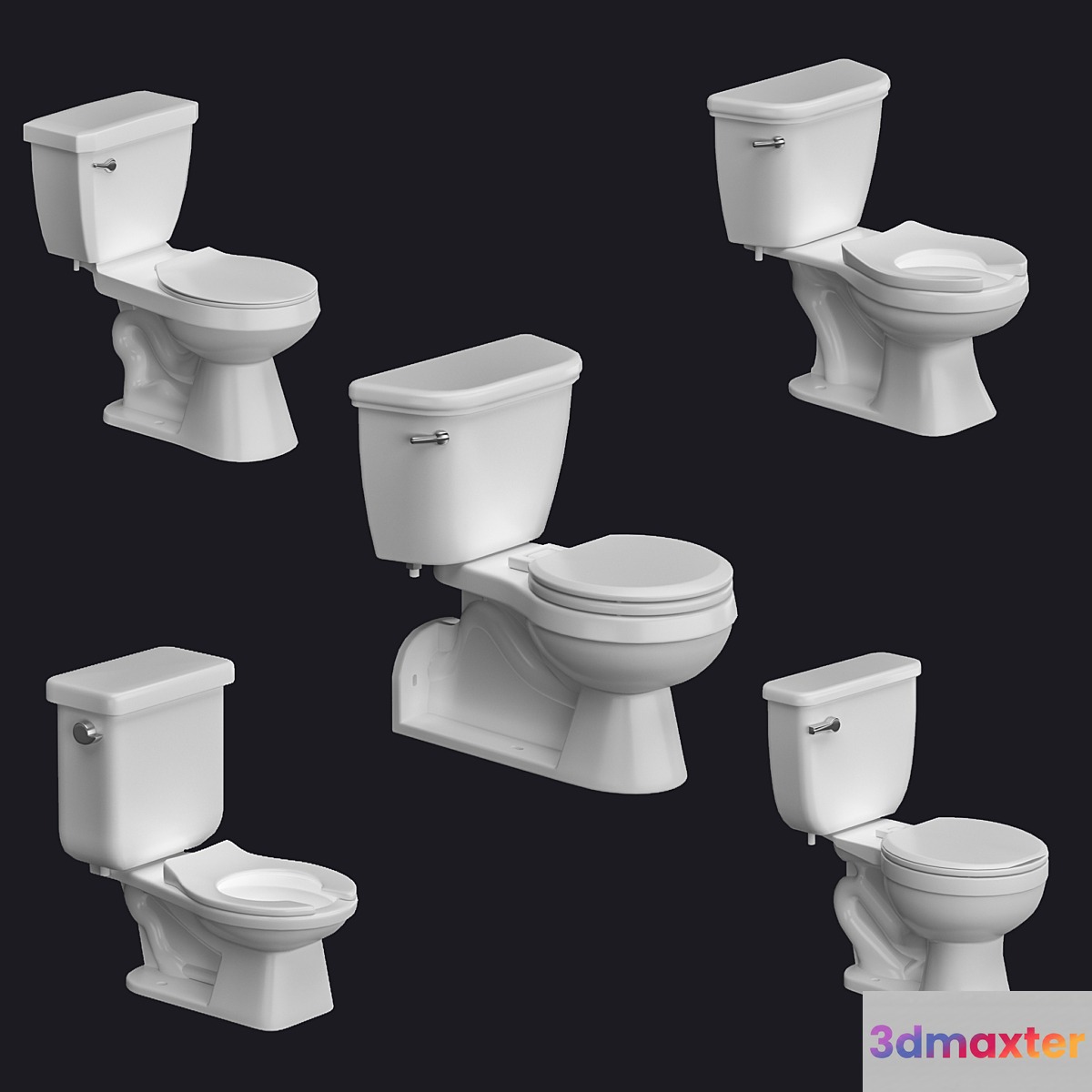 Proflo Toilet bowl and flash tank - No.2