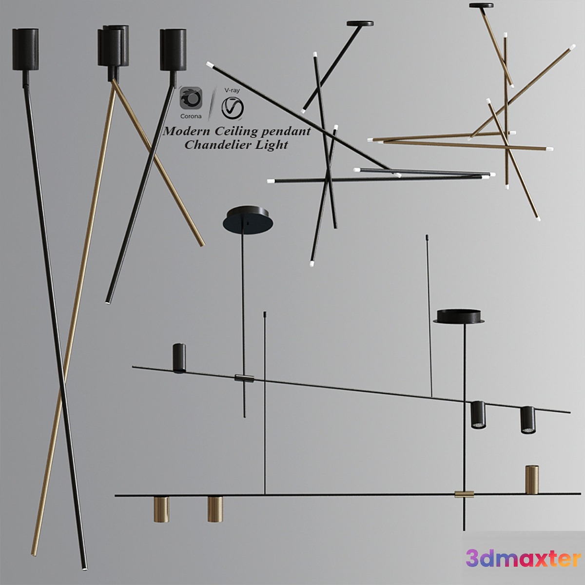 Modern Ceiling pendant Chandelier Light 04