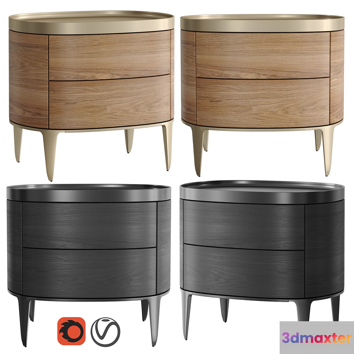 Poliform Gentleman Night Table