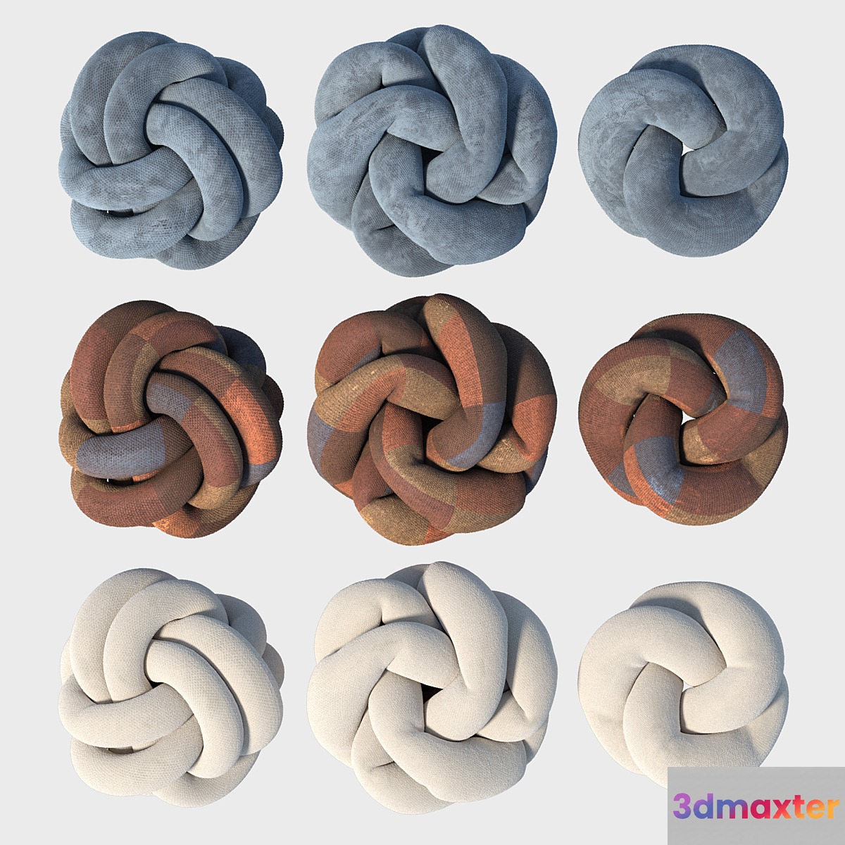 Decorative pillows 3D Max