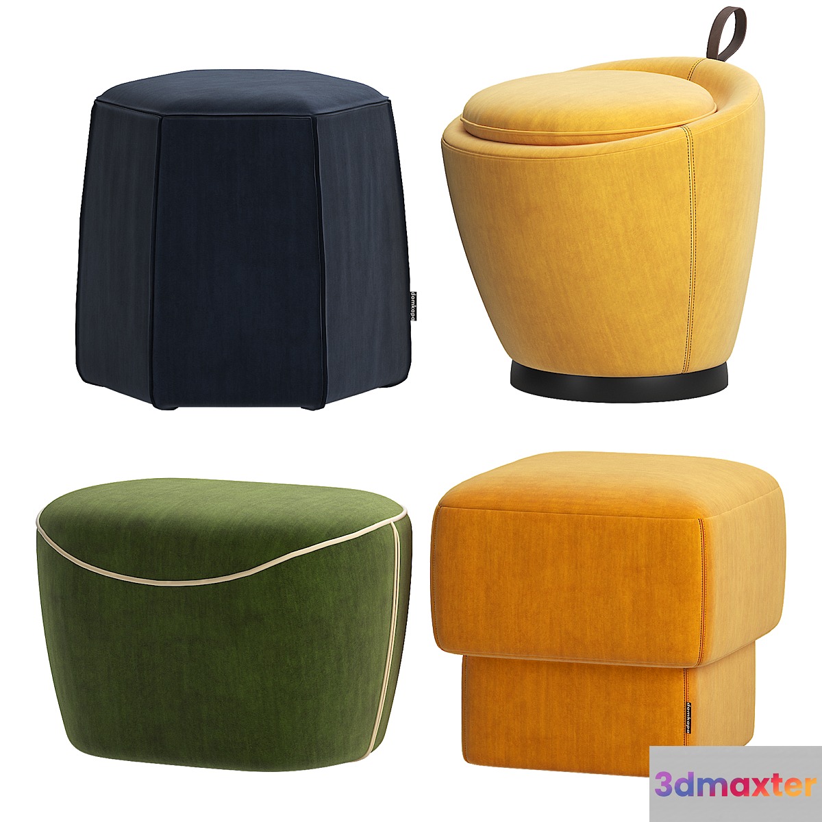 1st collection of poufs from DOMKAPA