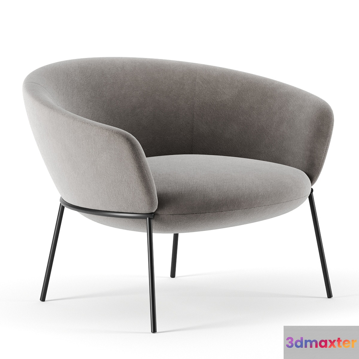 Swale armchair by La Cividina 3D Max