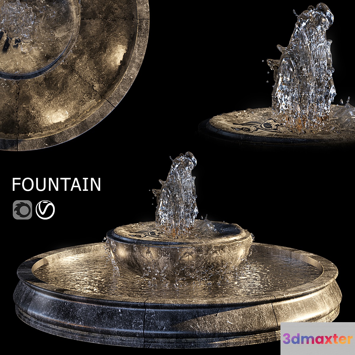 Fountain 16 3D Max