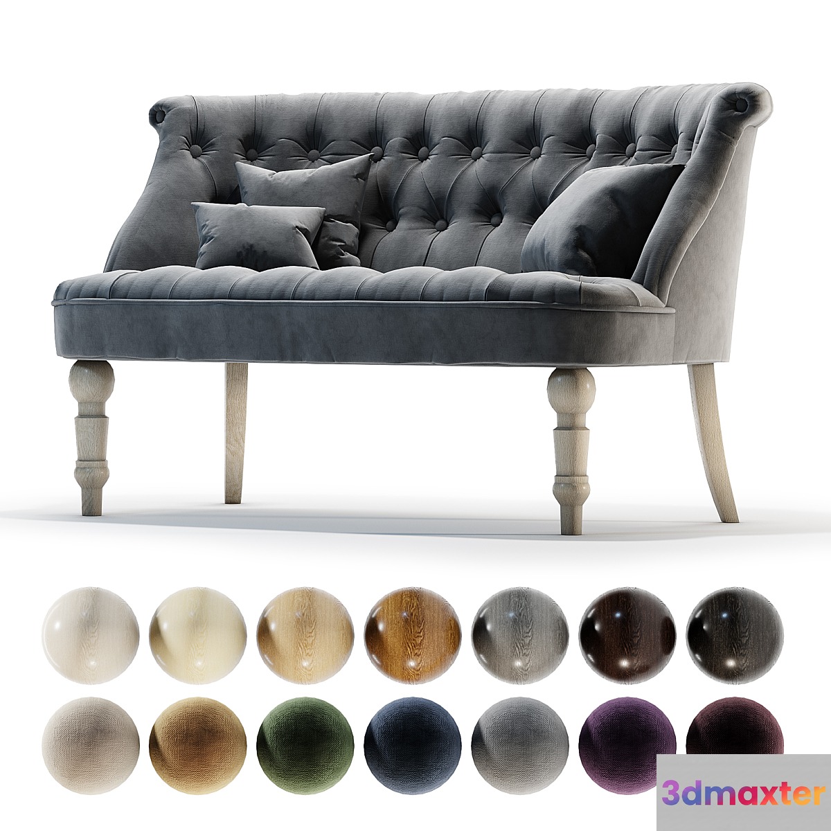 Moka sofa 3D Max