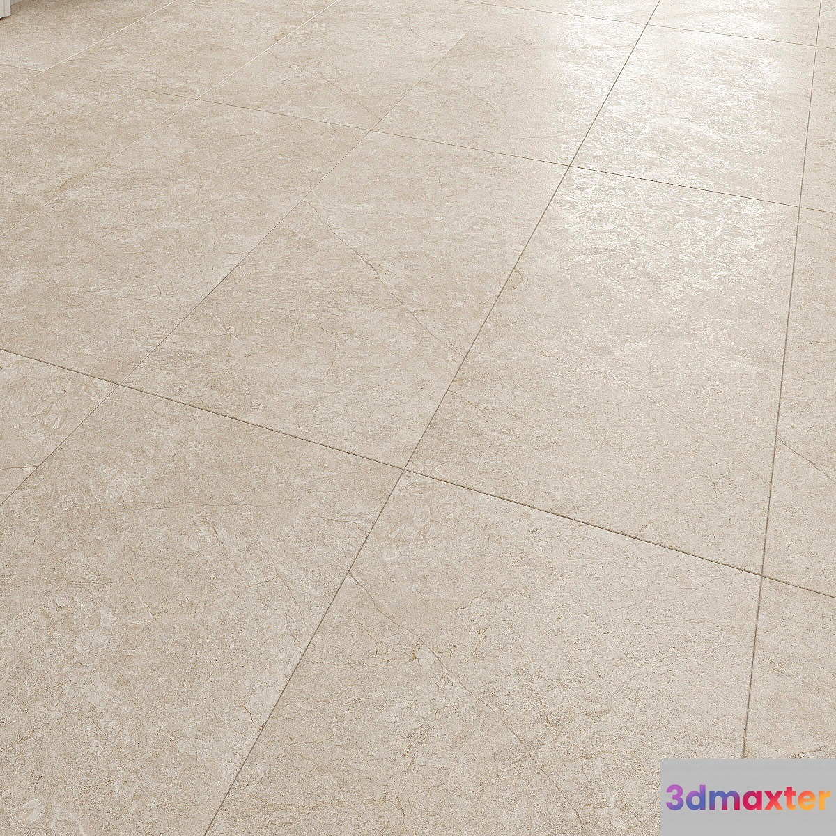 Royal Sand Ivory 120 Floor Tile 3D Max