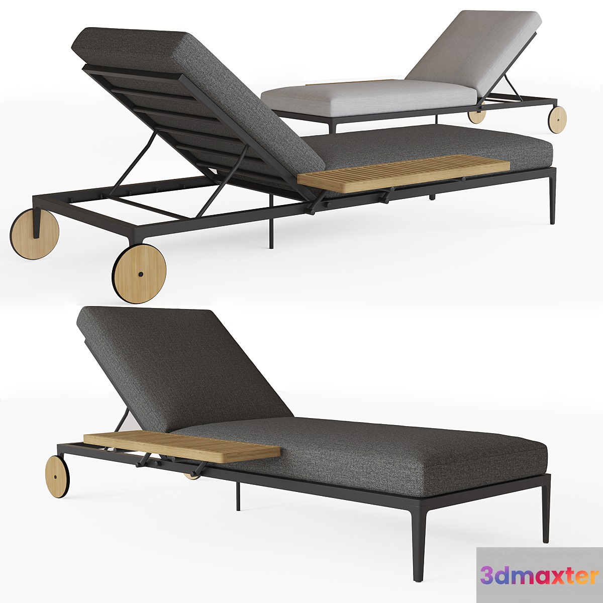 Gloster lounger - No.2 3D Max