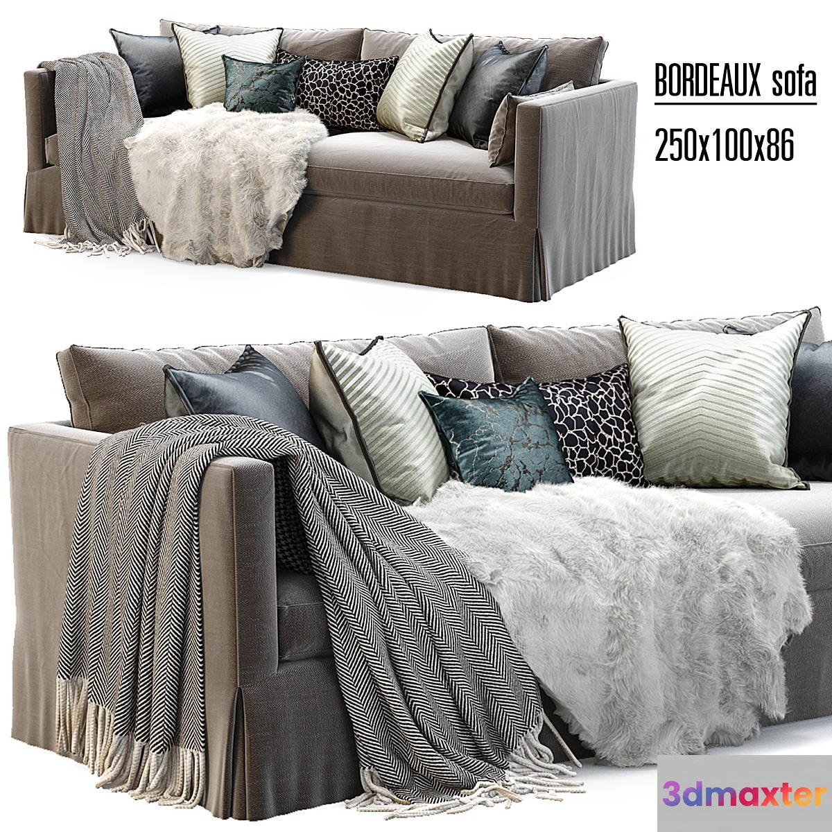 Bordeaux Sofa The Sofa and Chair Company 3D Max