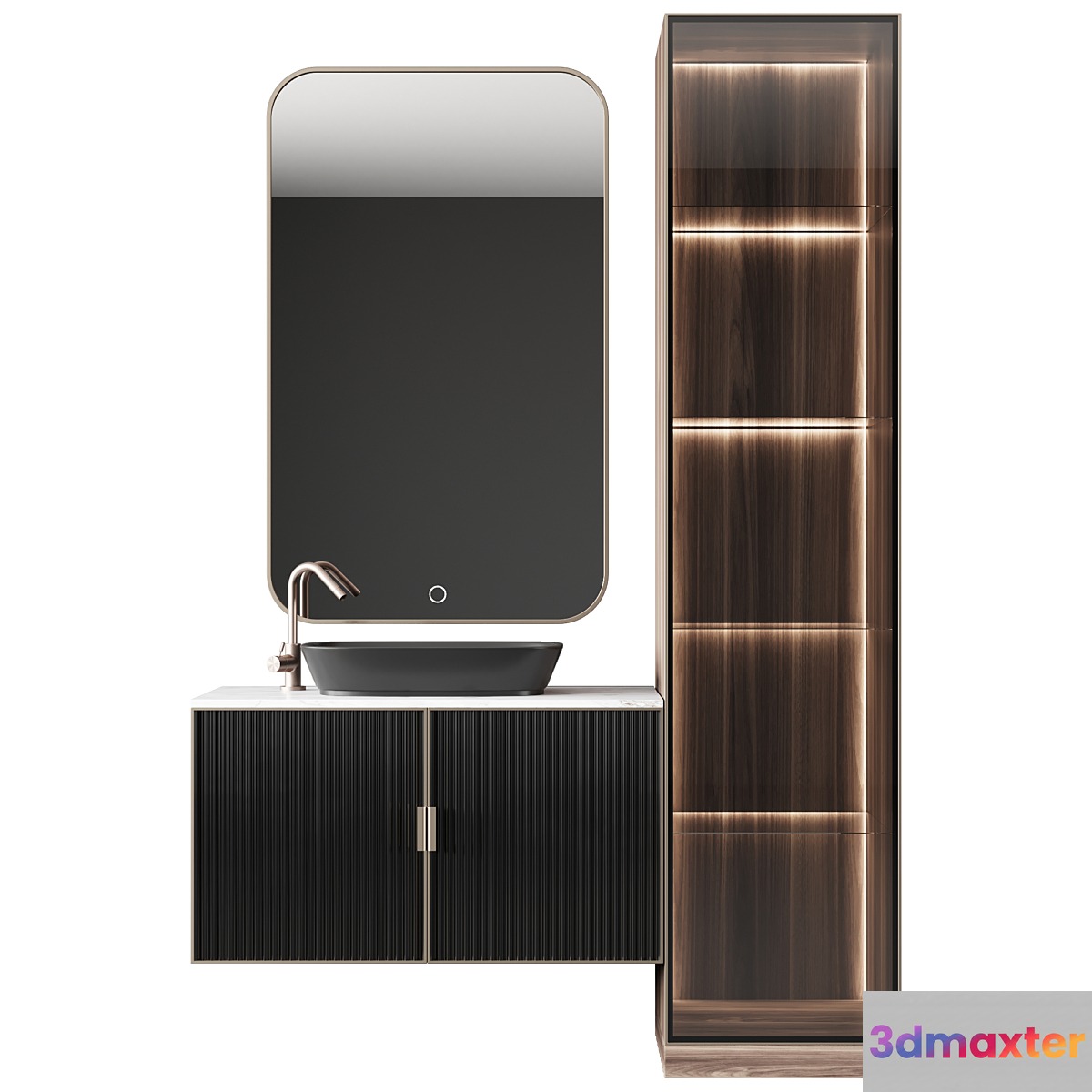 Bathroom consol 3D Max
