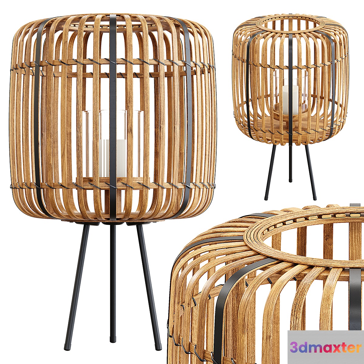 Zara Home - The bamboo decorative candle lamp - No.2