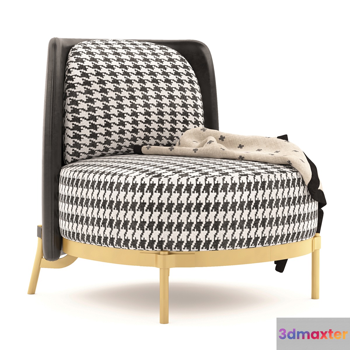Minotti tape armchair 3D Max