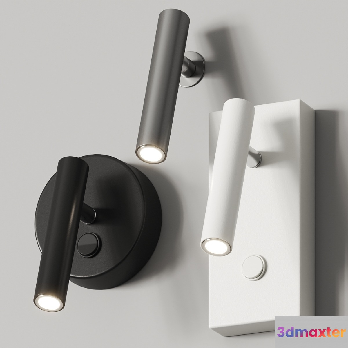 Alma Light Miniflat Wall Lamps 3D Max