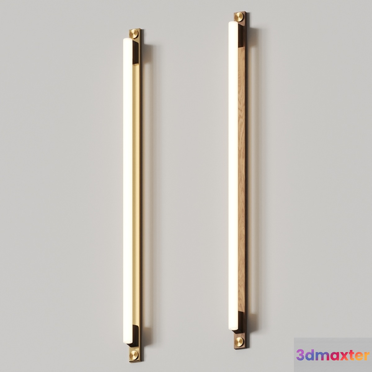 Asaf Weinbroom Linestra 110 Oak & Brass Wall Lamps - No.4