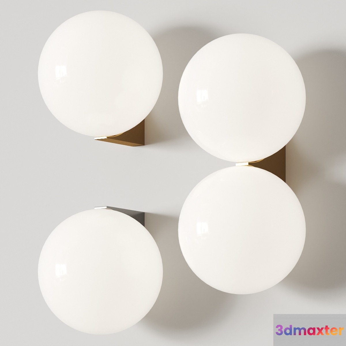 Michael Anastassiades Single & Double Wall Lamps 3D Max