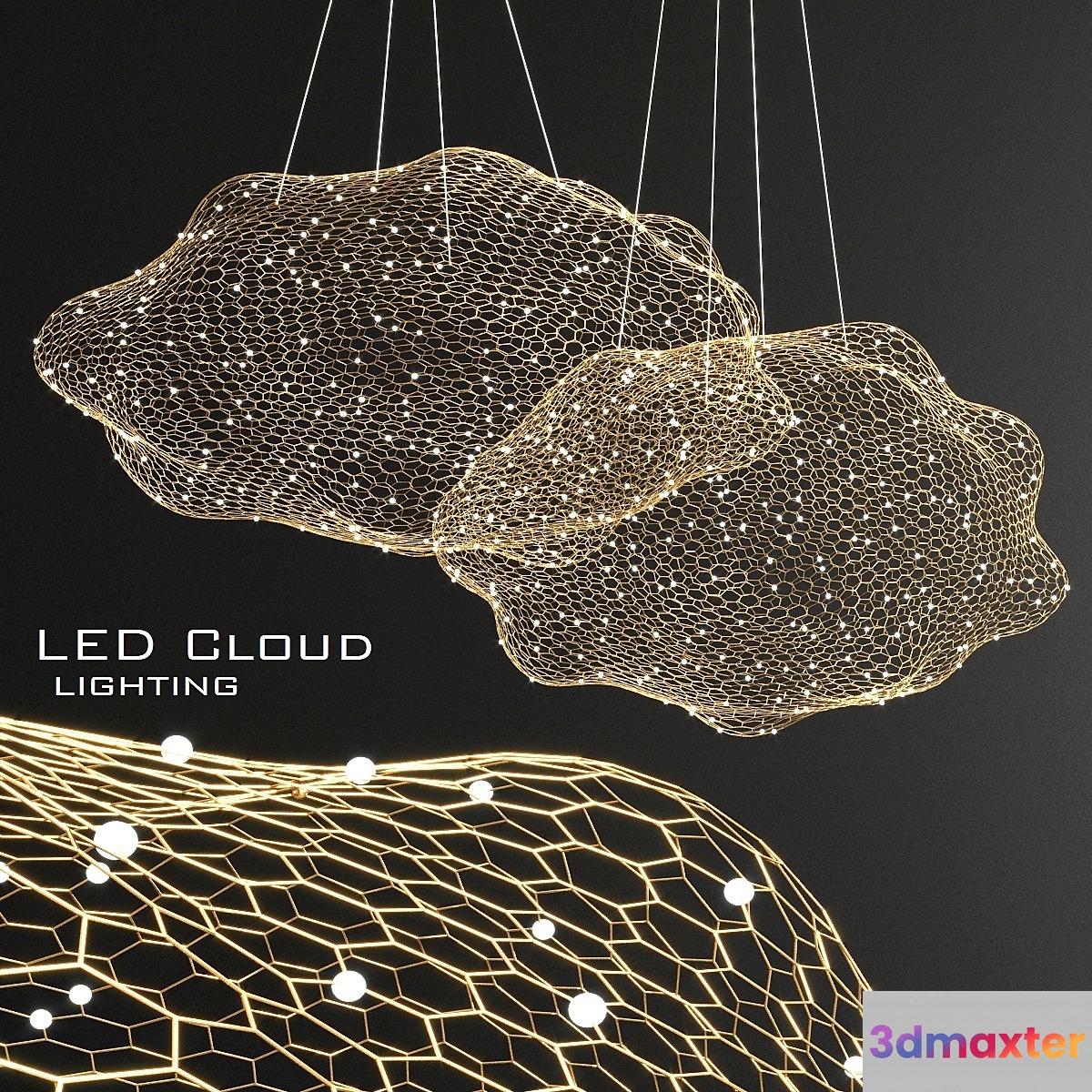 LED Cloud Chandelier