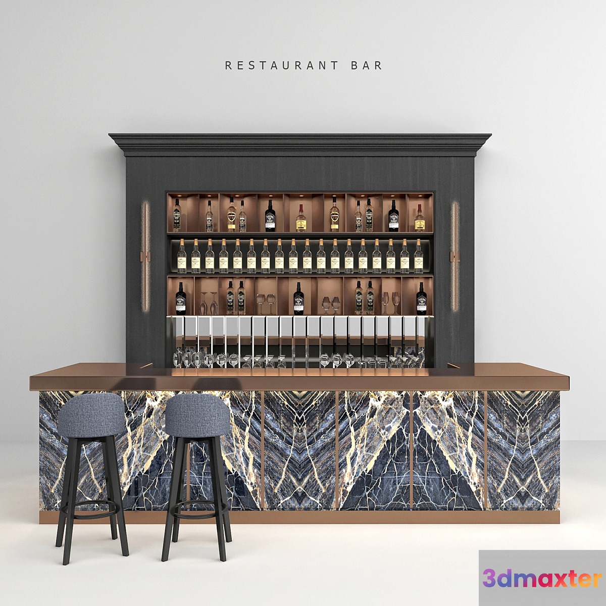 Restaurant Bar 1.8 - No.2 3D Max
