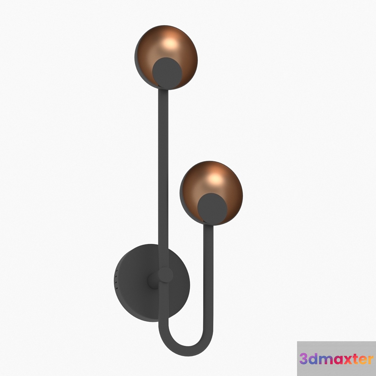 Black _ Gold Leaf Chandelier 03