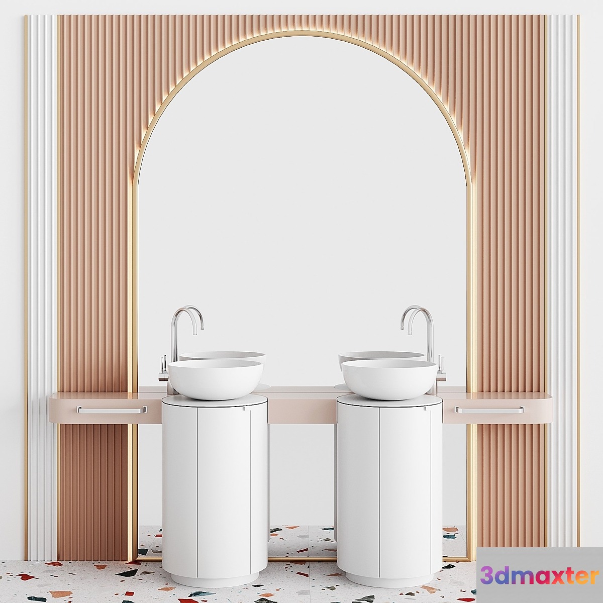 Bathroom Set BS09 3D Max