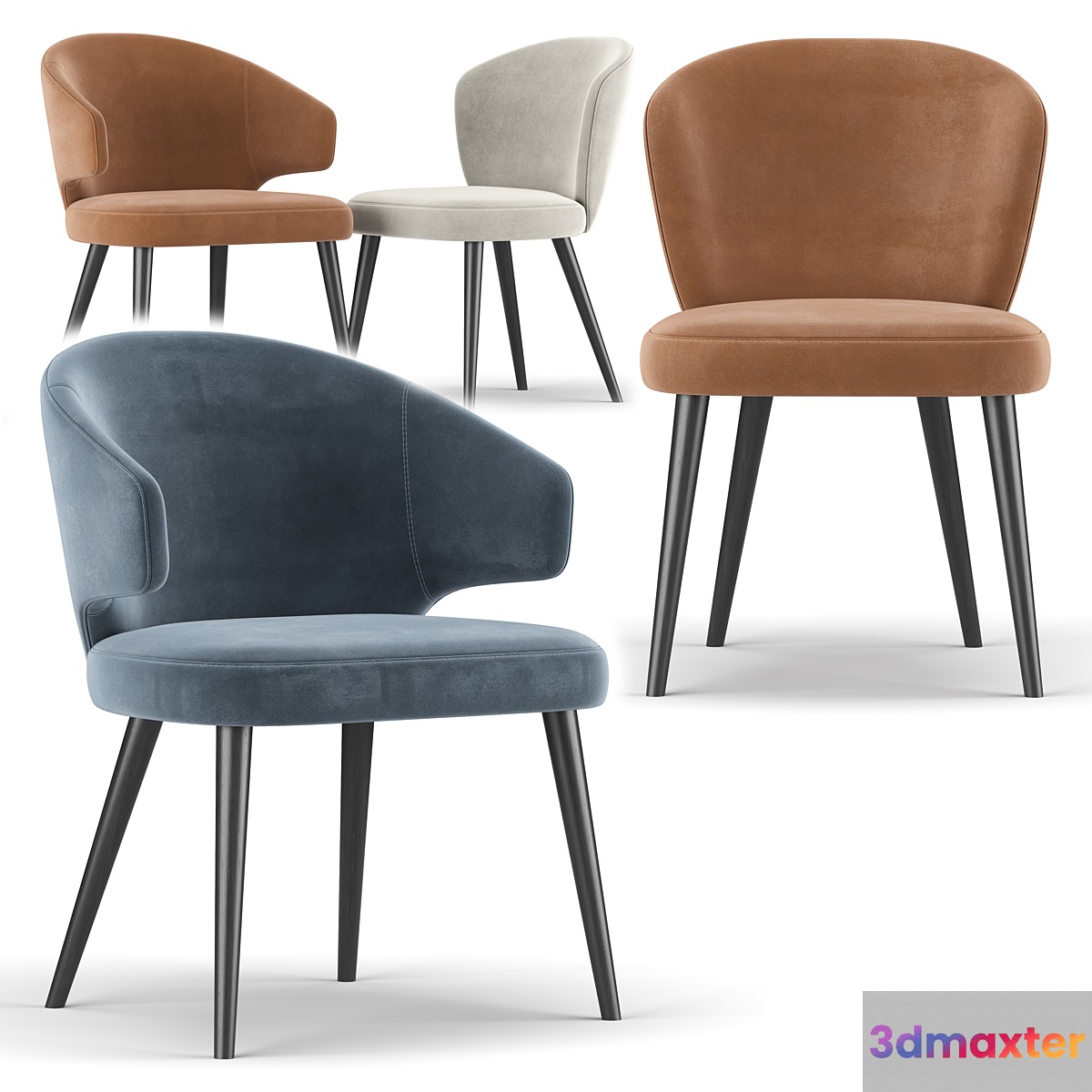 Aston Dining Chair 3D Max