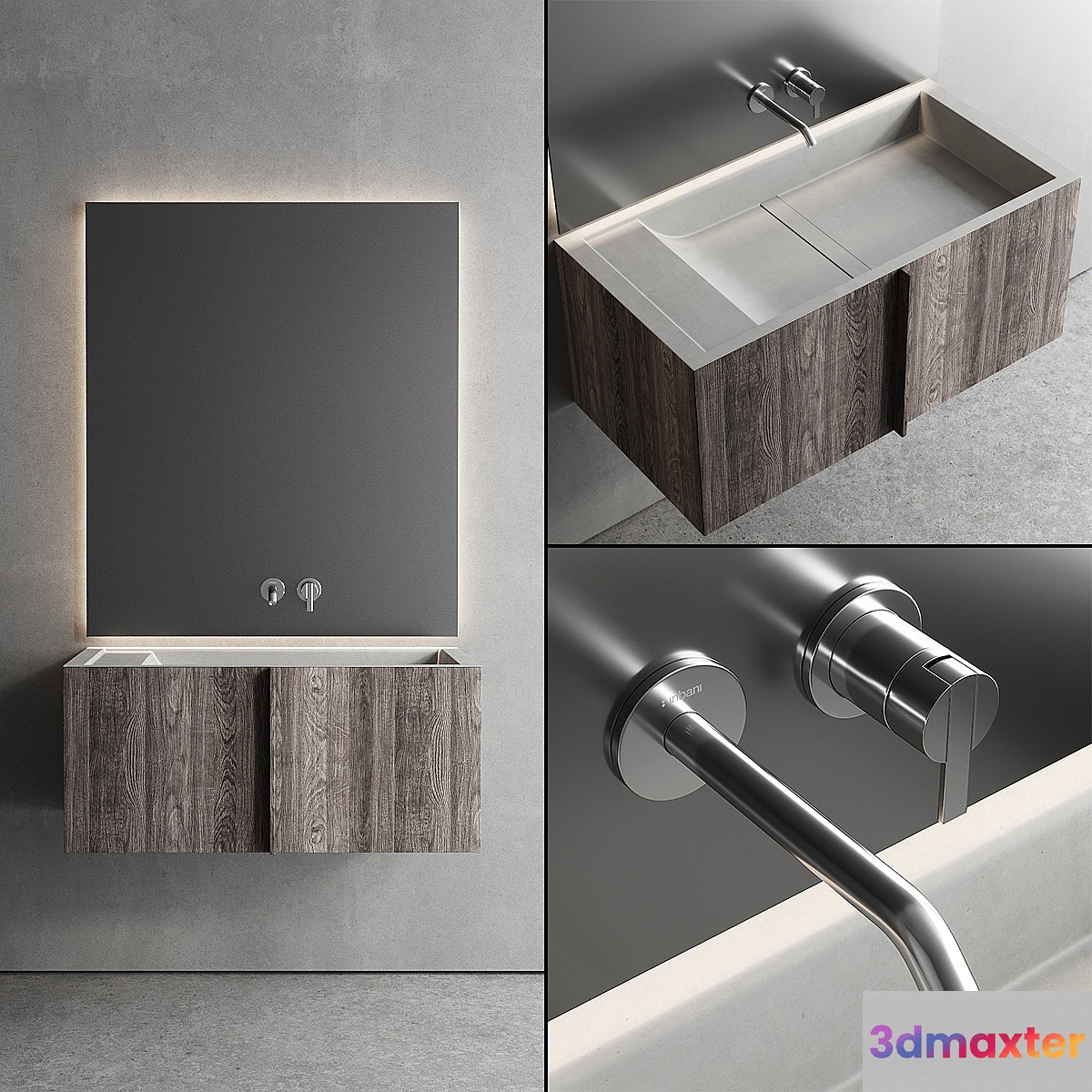 Inbani Paral Vanity Unit Set 3 - No.3