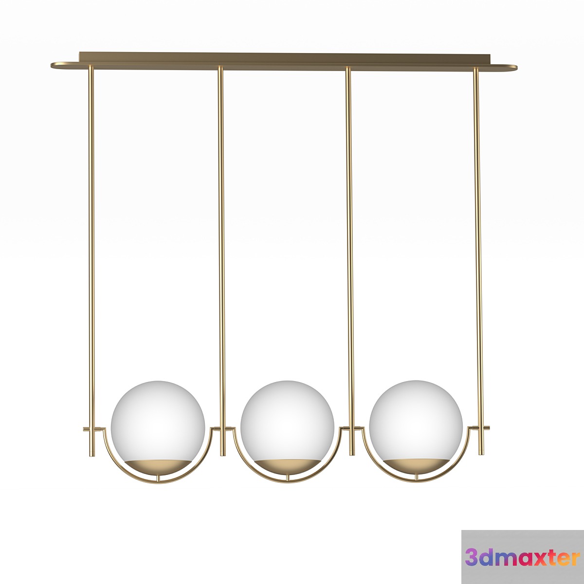 Rondure Three-Globe Pendant Light