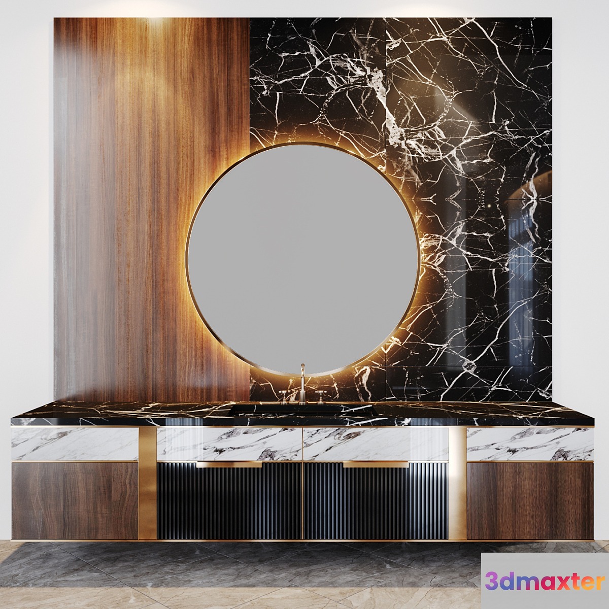 Bath set - No.4 3D Max