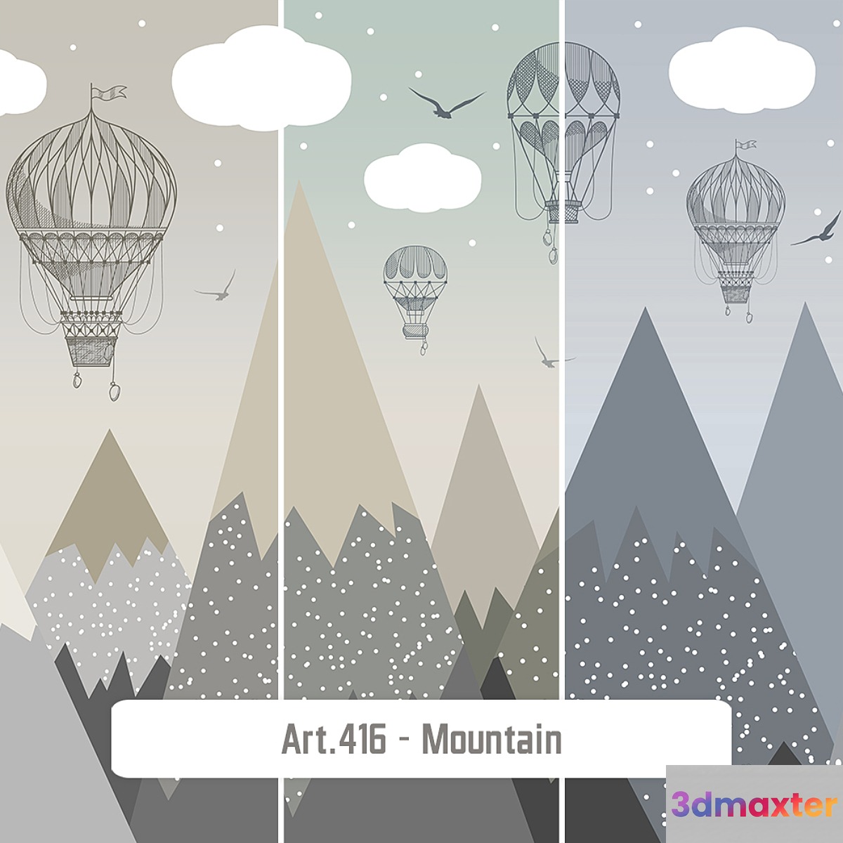 Wallpapers - Art.N2-416 Mountain.1 3D Max