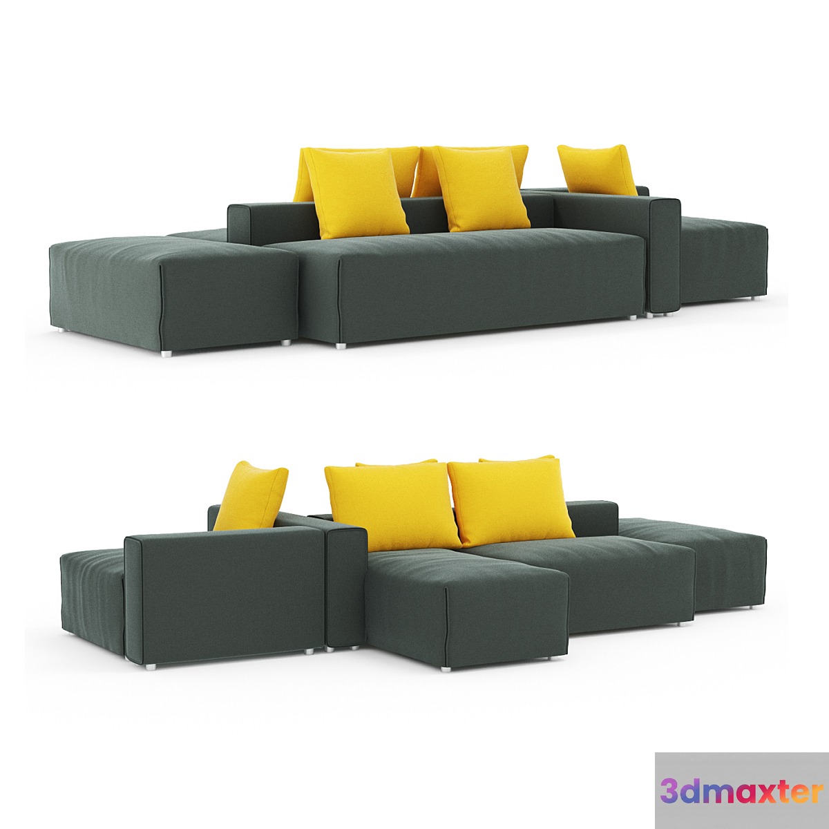 Modular sofa Montis Domino 3D Max