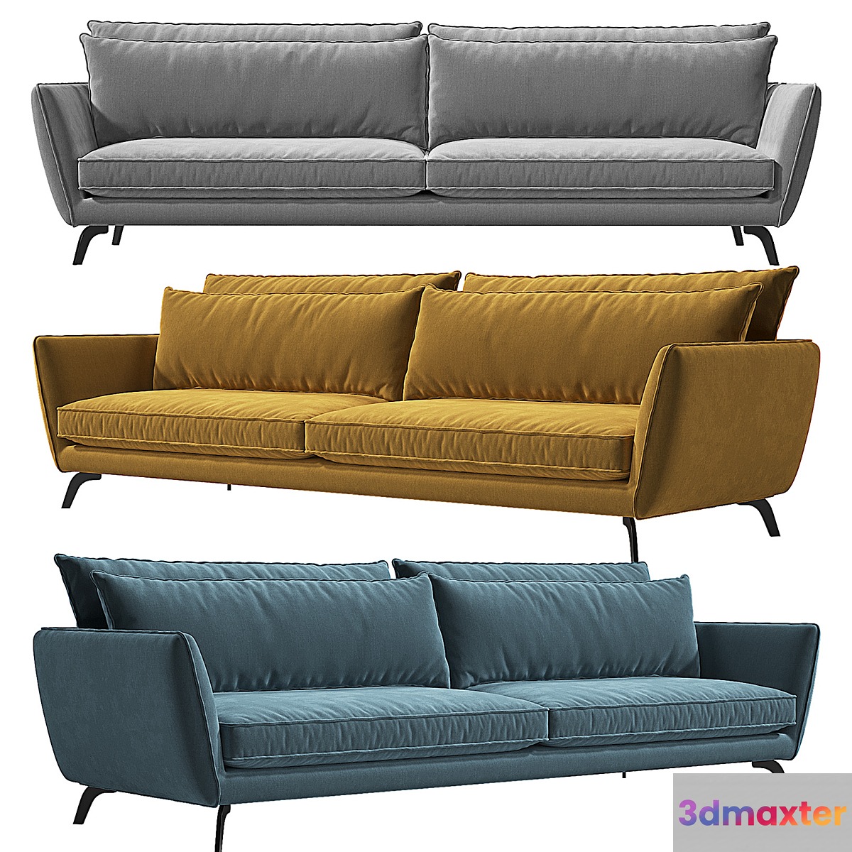 Leone sofa Kaza do sofa 3D Max