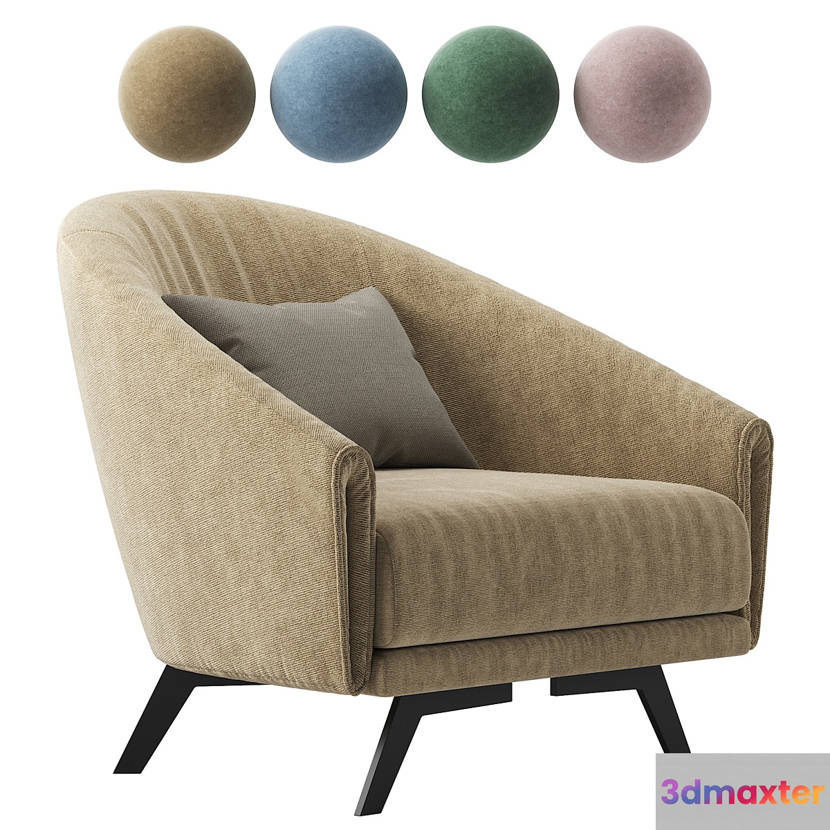 Armchair Saddle by Bonaldo 3D Max
