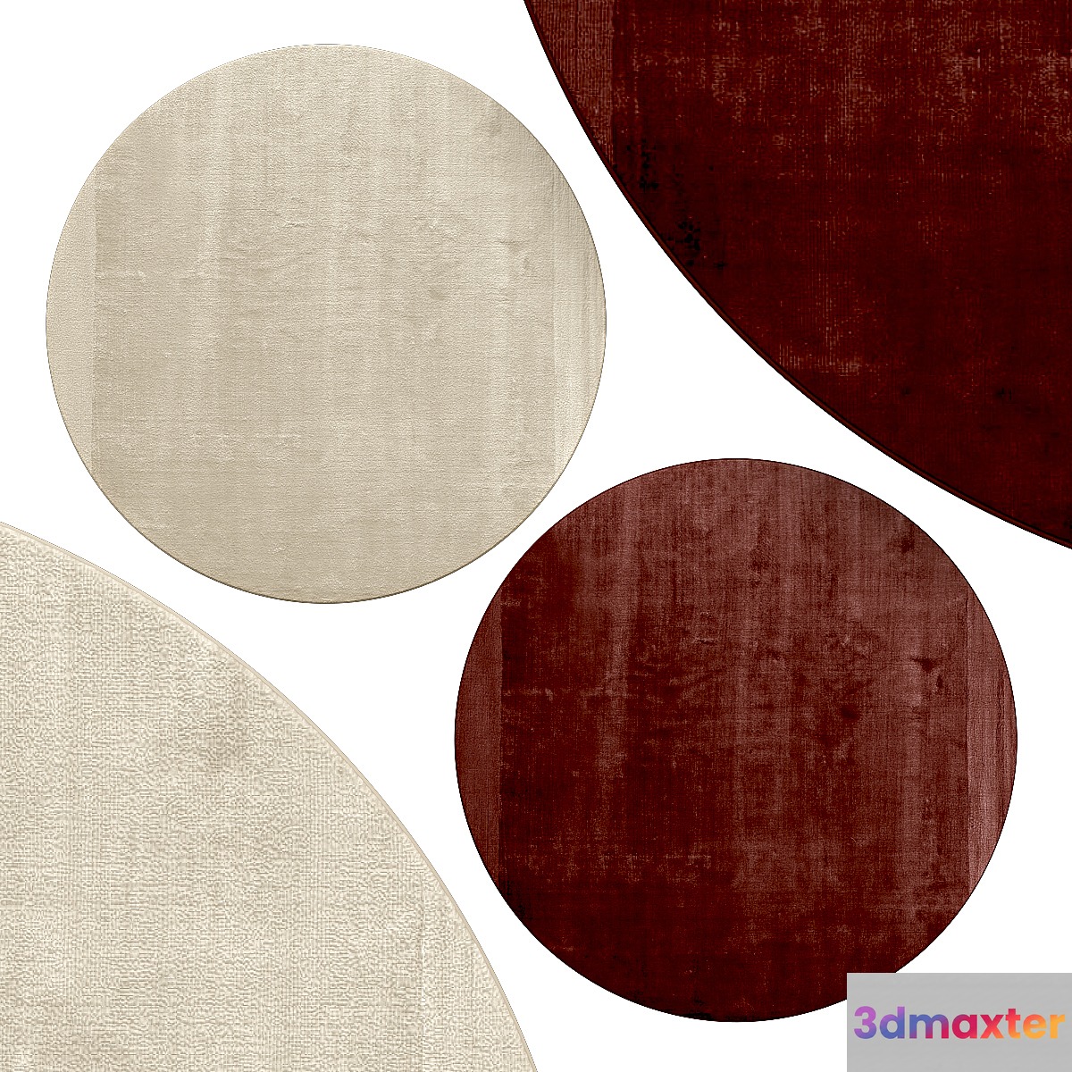Circle rugs | No. 085 3D Max