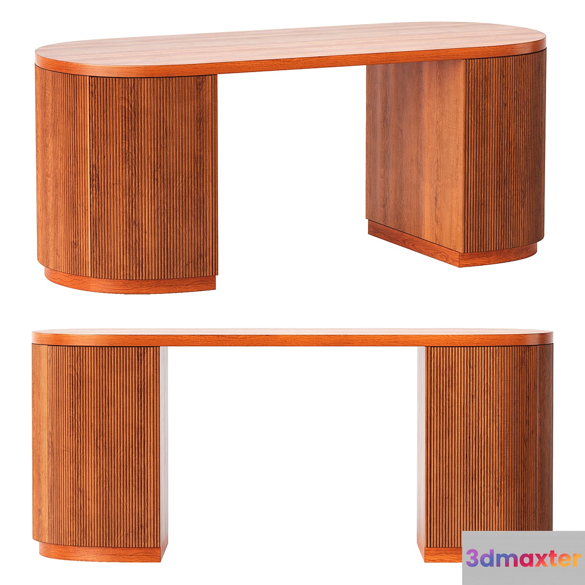 CB2 Reid Oval Desk