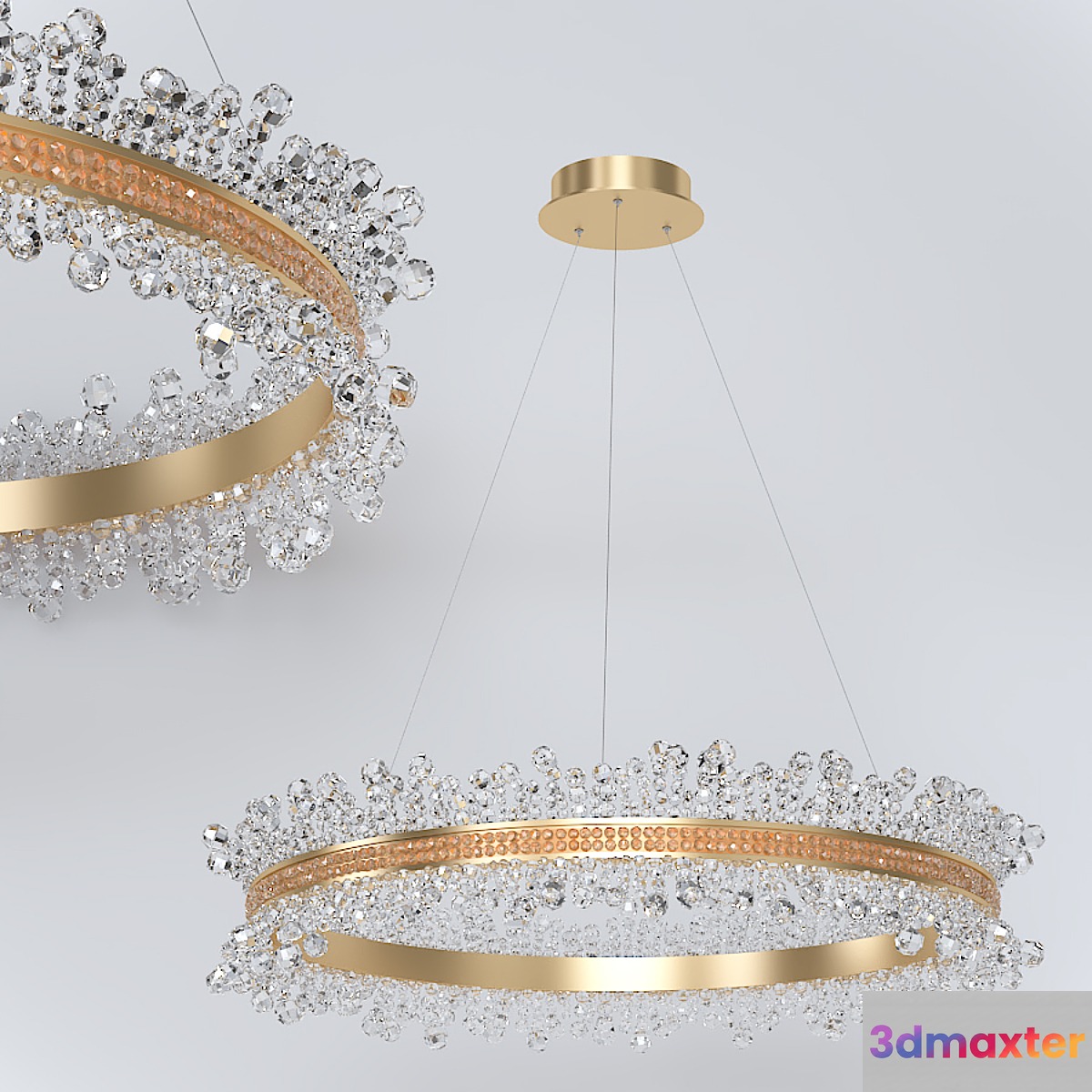 Chandelier Kink Light 600 3D Max
