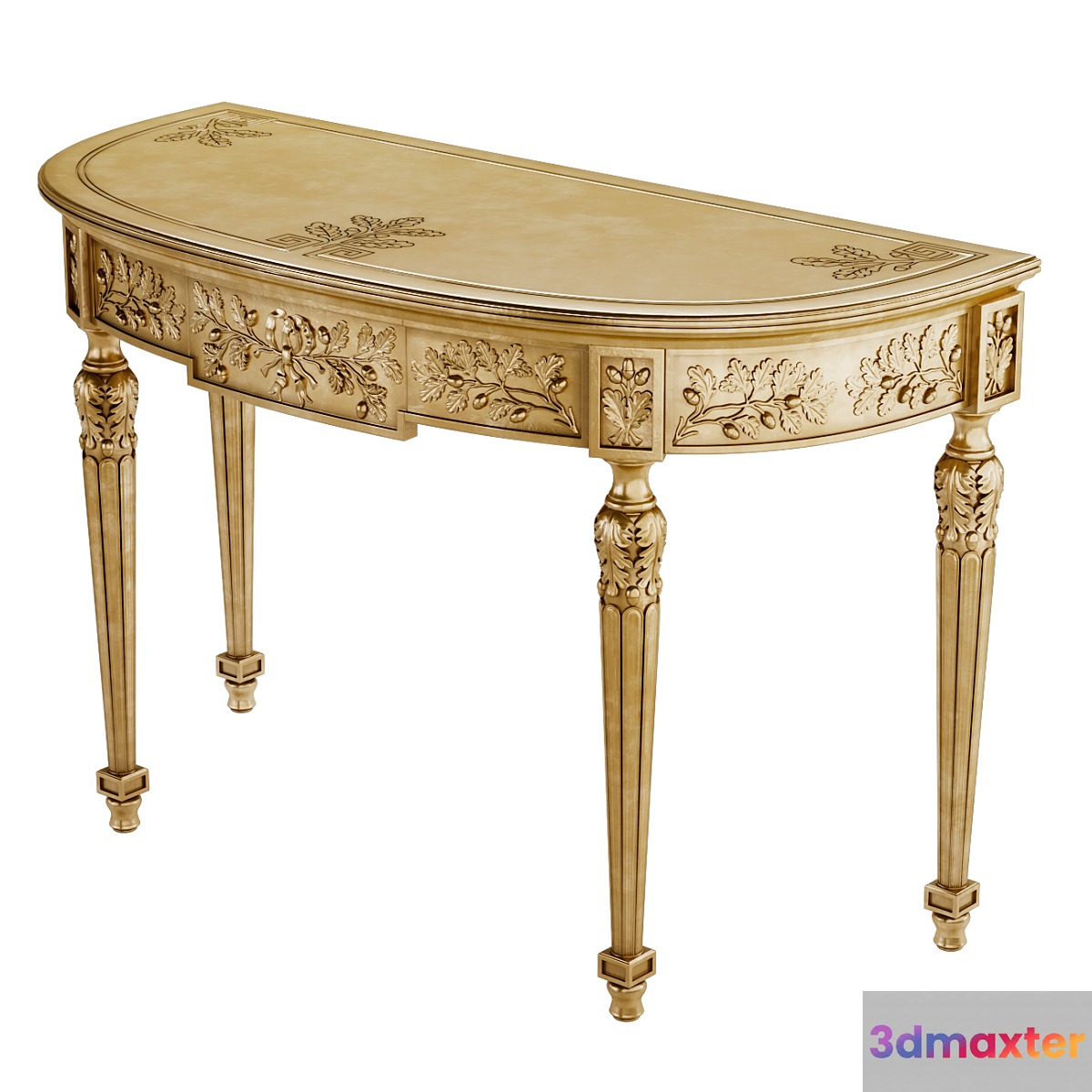 Roberto Giovannini Oak Leaves console Art.551 3D Max