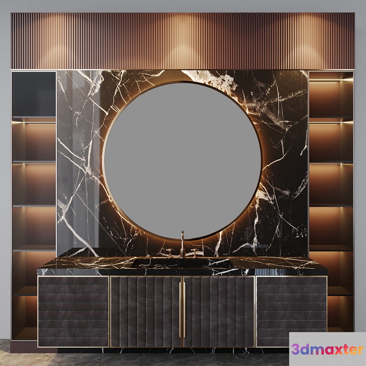 Bath set 4 3D Max