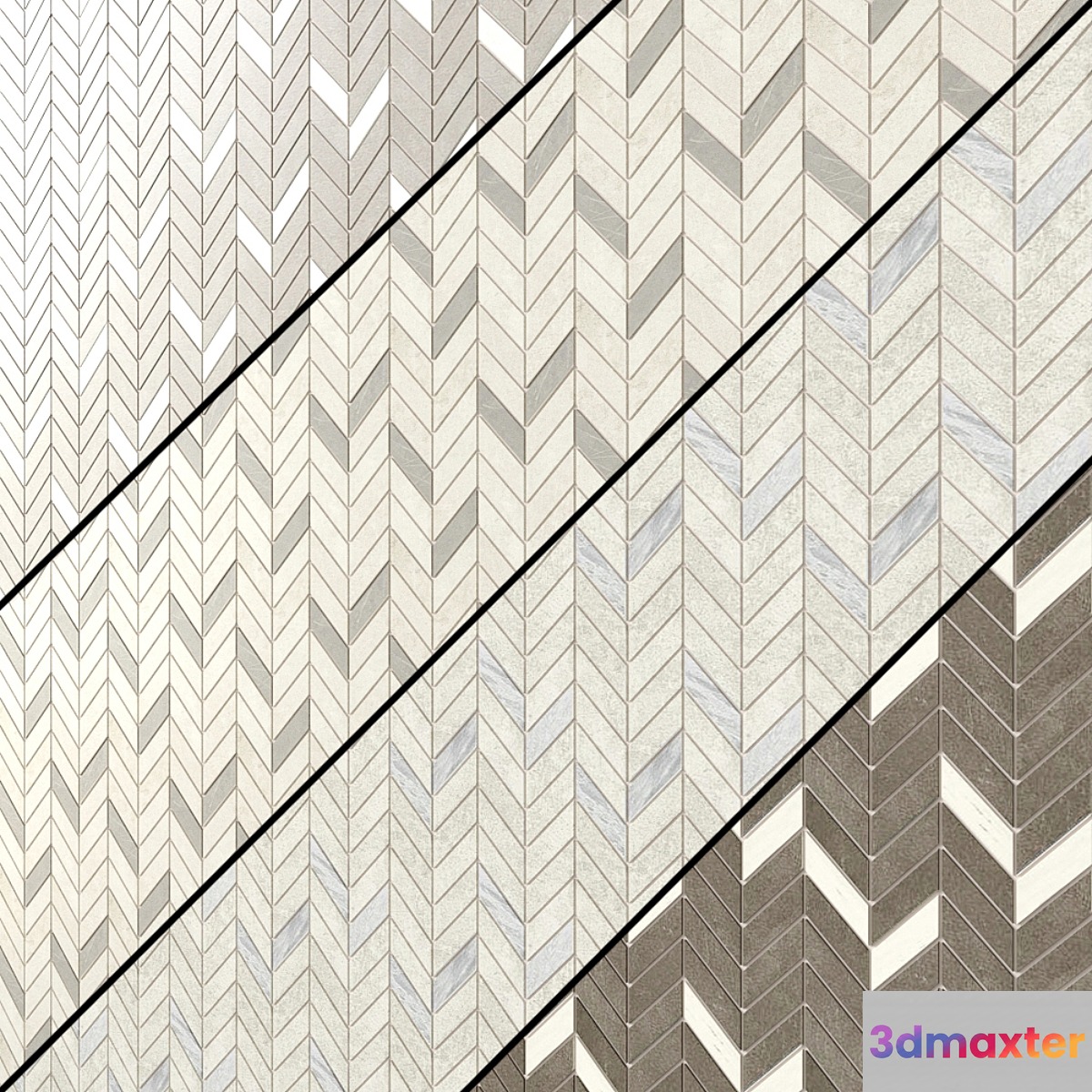 Cove herringbone 3D Max