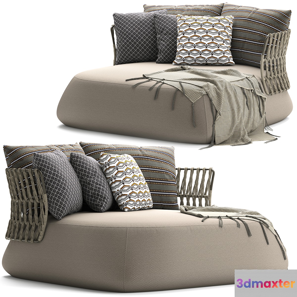 Sofa B&B Fat-Sofa Outdoor FA150 3D Max