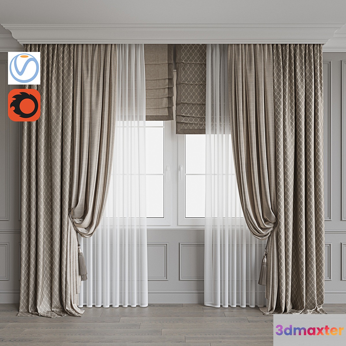 Set of curtains 82 - No.2