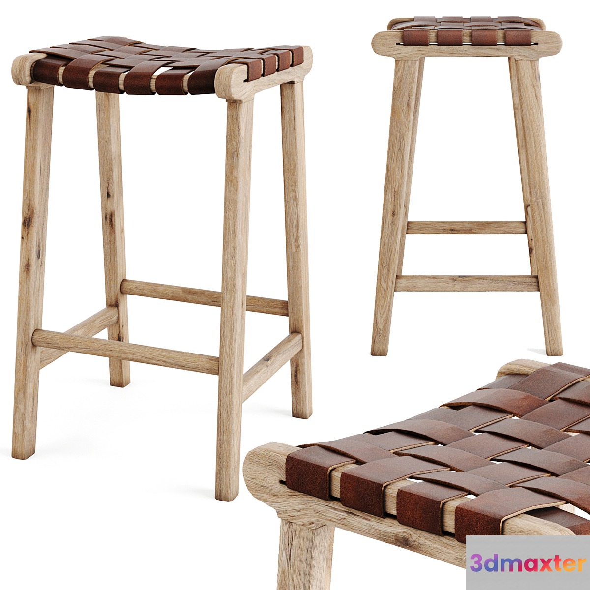 Calixa stool 67 3D Max