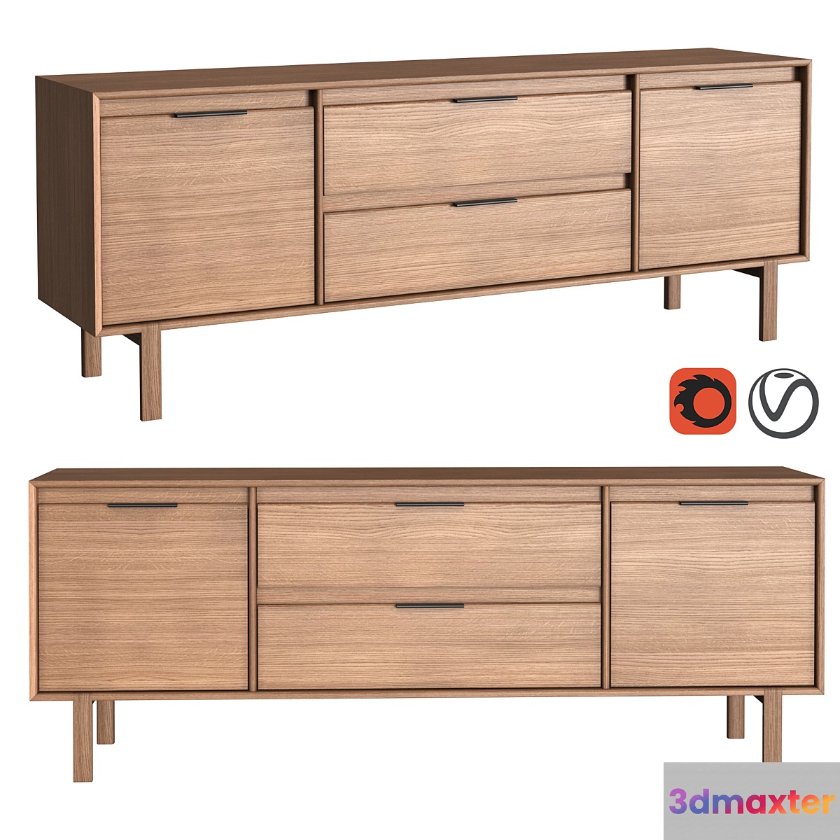 Dantone Home JP Line 6.0 Chest of drawers 3D Max