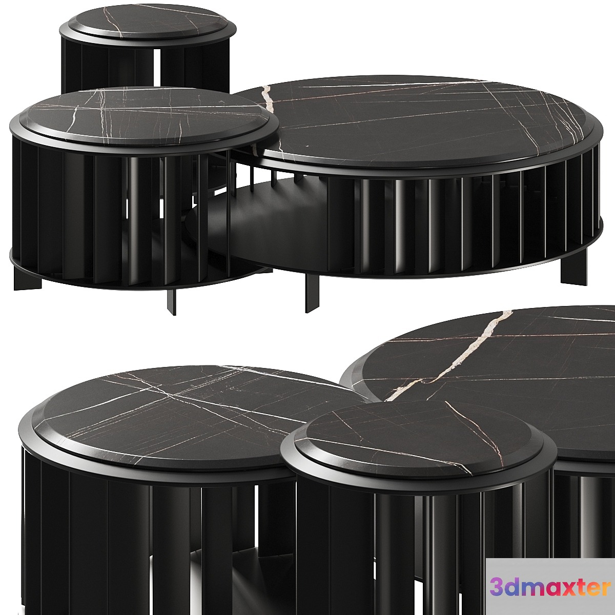 Living Divani Islands Coffee Tables 3D Max