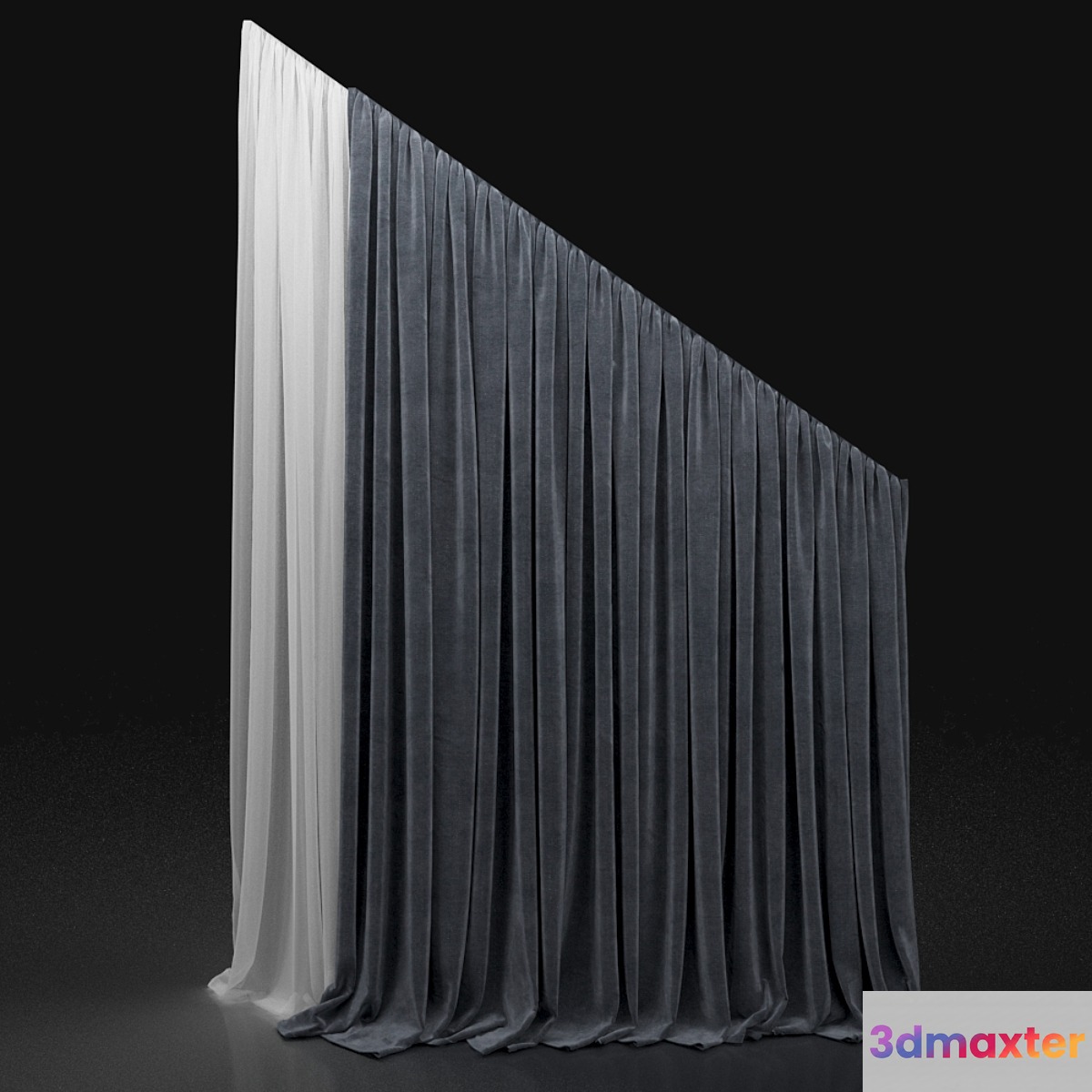 Curtain 541 3D Max